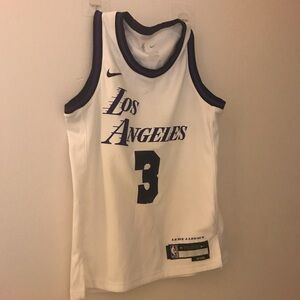 *3 for 25 Bundle and Save.White and Purple Los Angeles Basketball Jersey